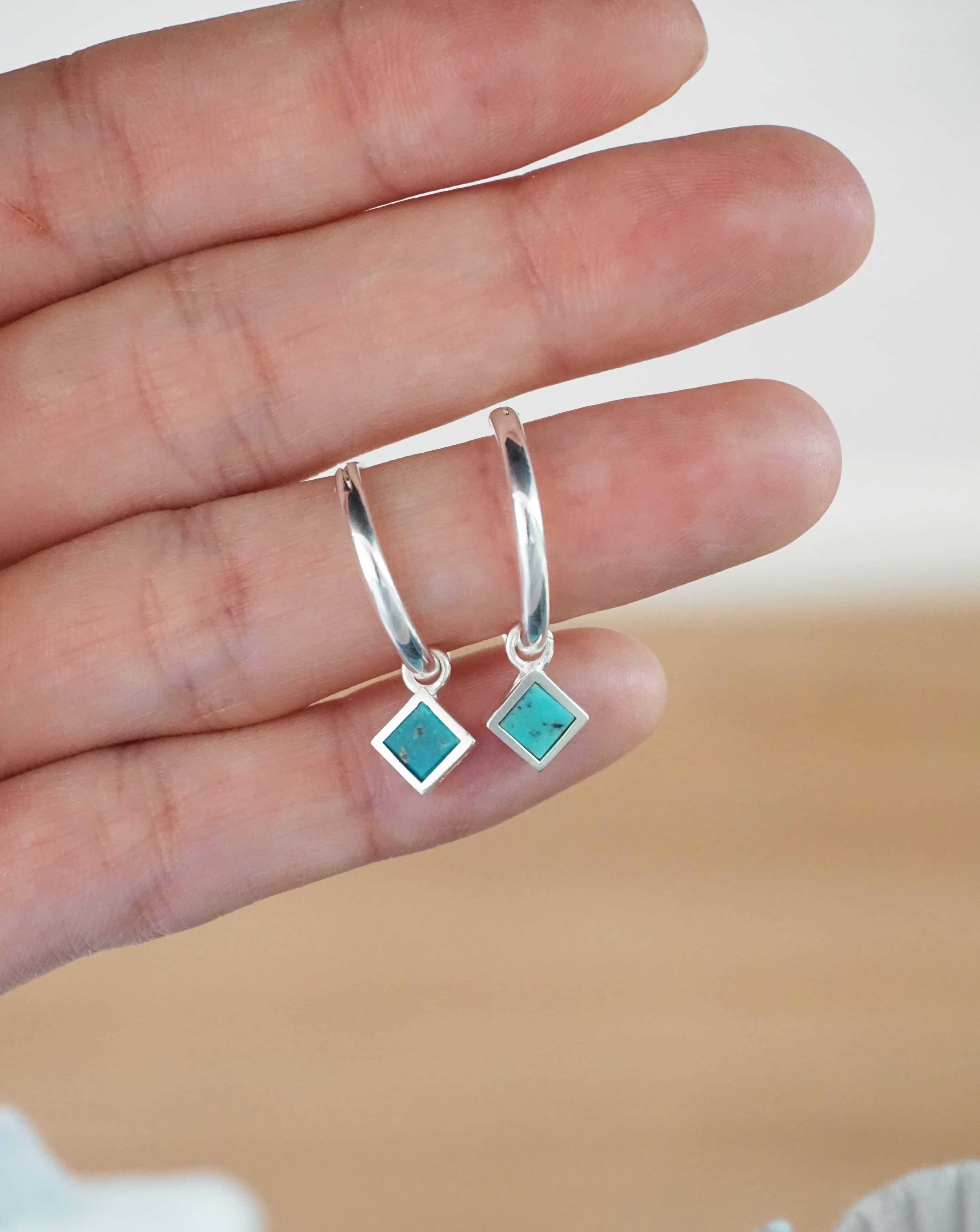 Pendientes Rumba Aro Turquesa - Image 4